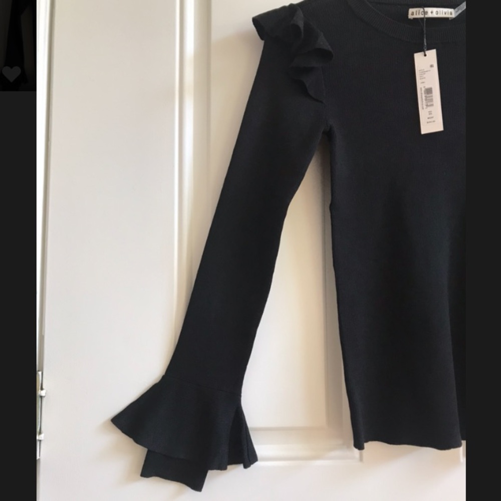 Alice + Olivia Ruffled Top - Picture 4 of 6